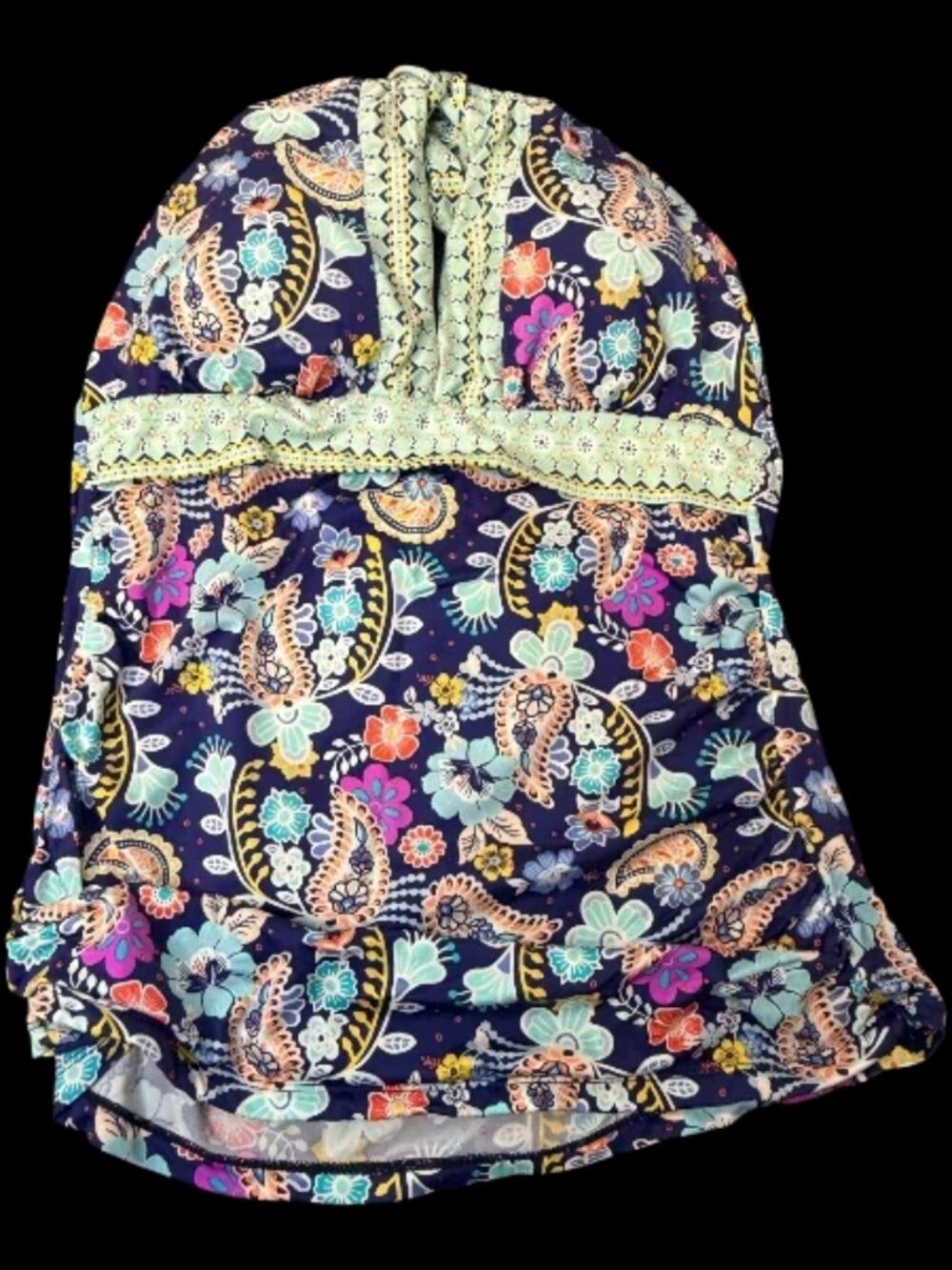 Liz Claiborne Bright and Beautiful Tankini Halter Swim Top - Size 10